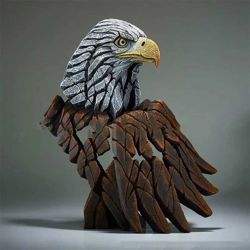 Modern 3D animal sculpture, wall decoration